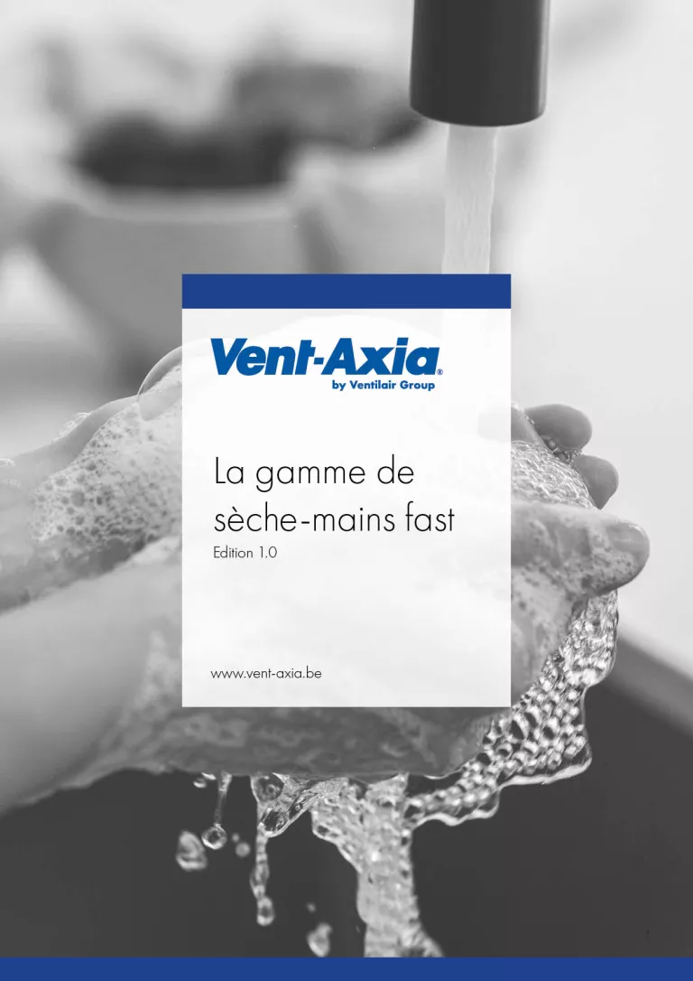 Brochure Vent-Axia gamme sèche-mains fast