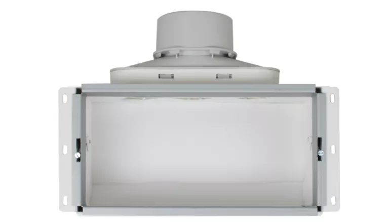 Geïsoleerde muurcollector zonder rooster 300x150 boven