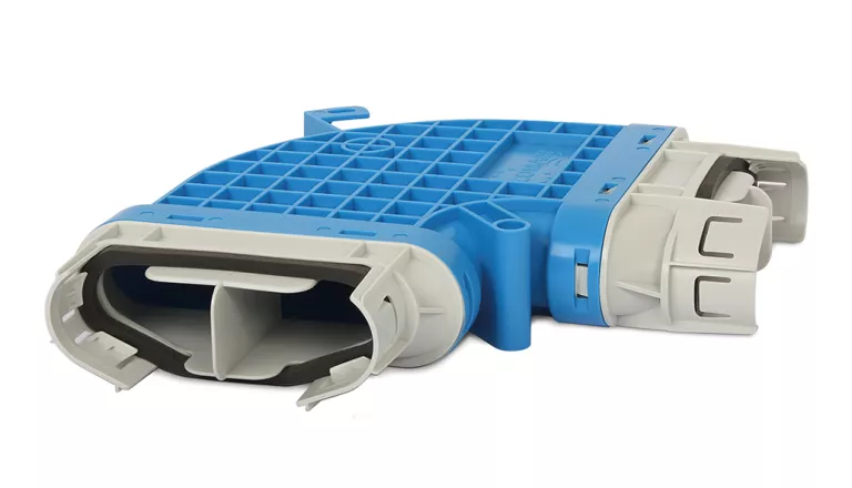 Coude horizontale 132x52 mm
