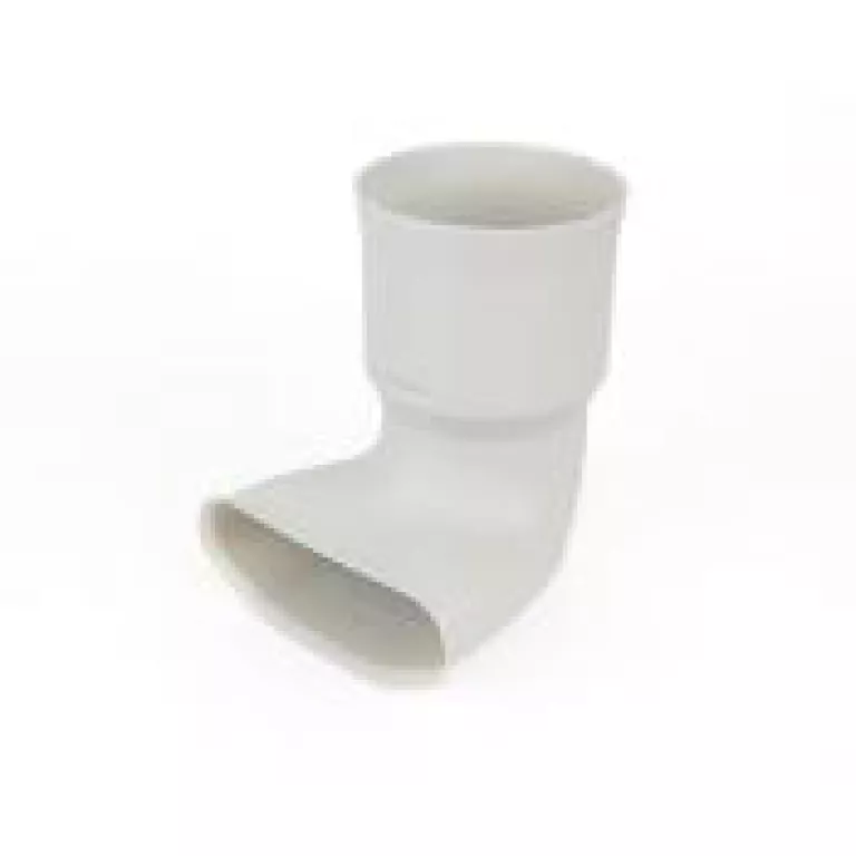 Coude gris 90° mixte Ø90 - 132x52