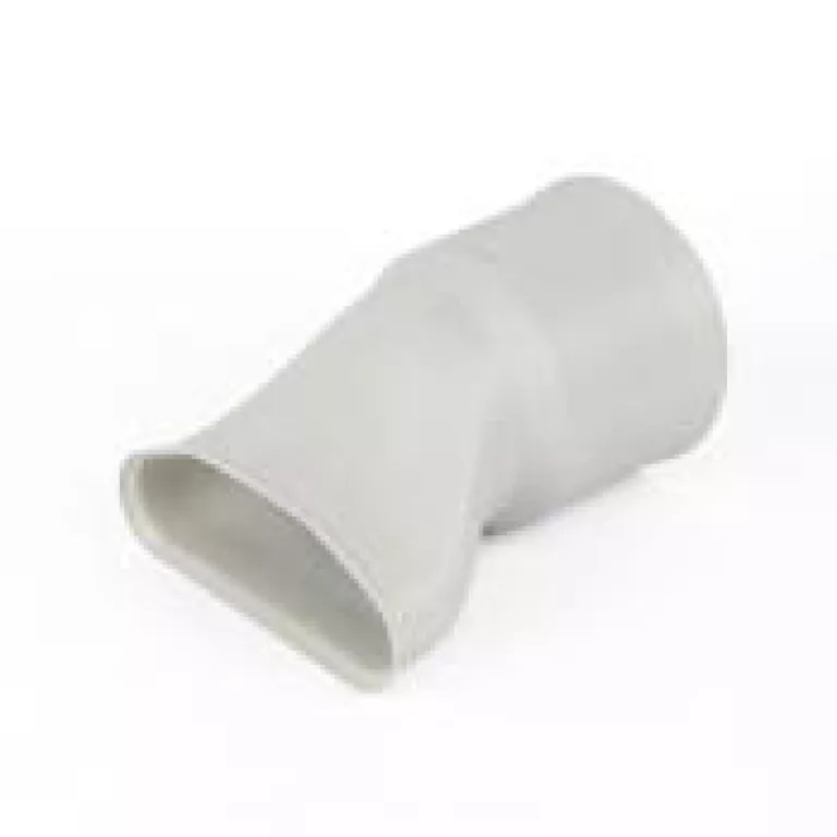 Overgangstuk grijs rond Ø90 -132x52