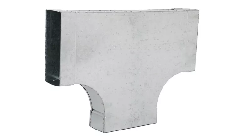 Stromend T-stuk 220x80